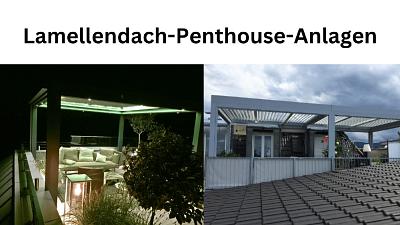 Lamellendach-Penthouse-Anlagen